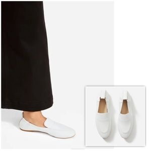 Everlane White Leather Minimalist Day Loafer